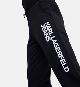 بنطال رياضي ضيق بنقش شعار