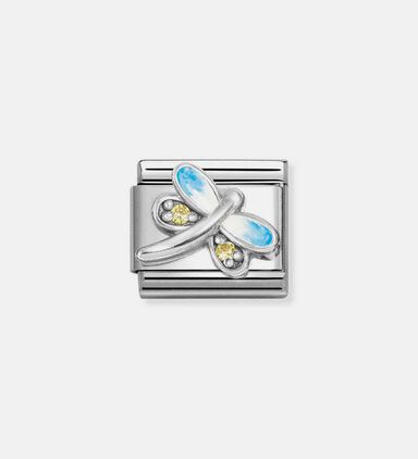 Composable Classic Link Silver Dragonfly Charm