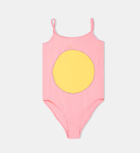 Junior Girl Circle-motif Swimwear