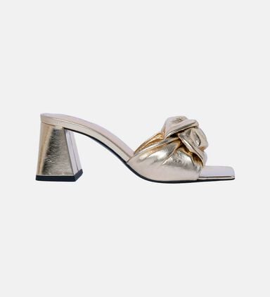 Lamar Metallic Leather Sandals