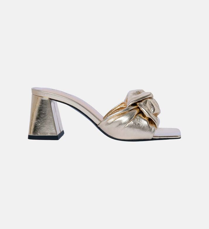 Lamar Metallic Leather Sandals