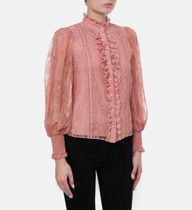 Alice and Olivia Blou Eugenia, Model View