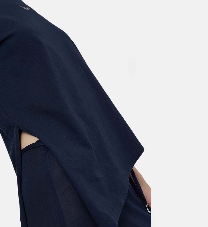 تيشيرت إيدا قصير الأكمام غير متماثل