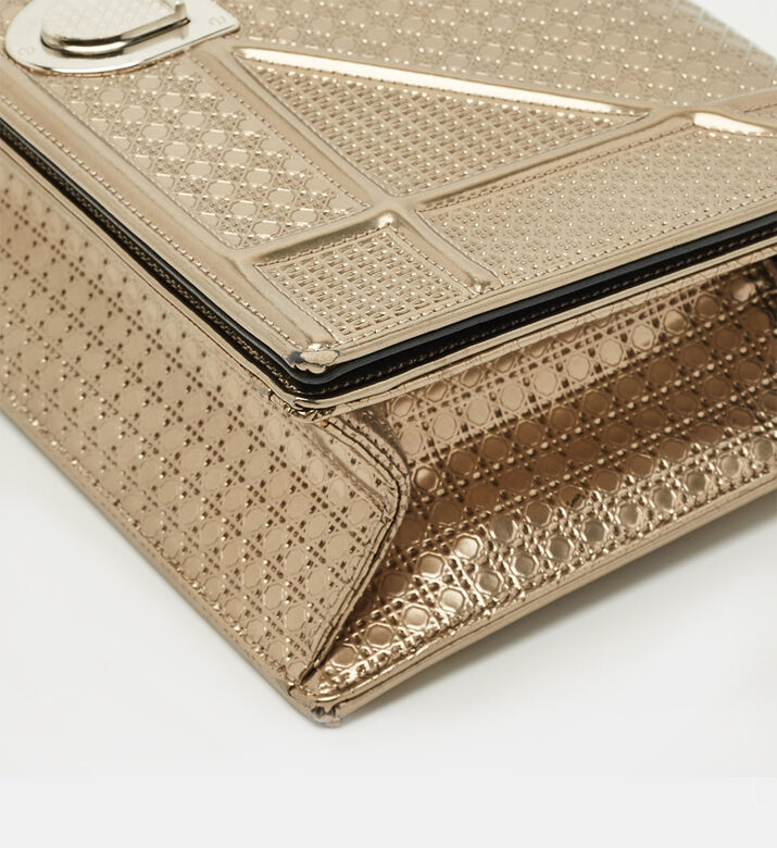 Dior Preowned Dior Metallic Micro Cannage Medium Diorama Shoulder Bag, Packshot View