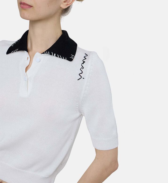 Knitted Cotton Polo Knitted Cotton Polo