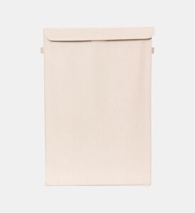 سلة غسيل قماشية بإطار معدني