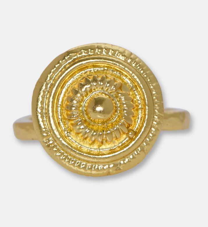 Ottoman Hands Ring Apollon Gold Cocktail Adj, Packshot View