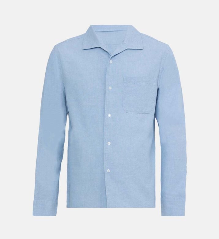 Cotton Patch Pocket Long-sleeve Shirt