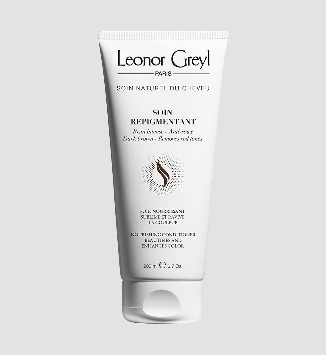 Leonor Greyl Soin Repigmentant Dark Brown Color Conditioner – 200 Ml – Für Tägliche Haarpflege