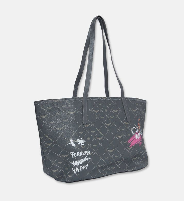 Zadig et Voltaire Bag Monogram, Dark-grey, Packshot View