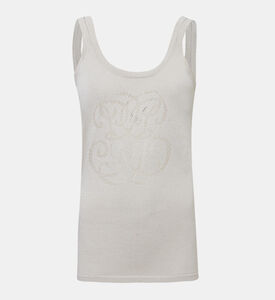 توب سيسيل بدون أكمام بخيوط لوركس ذهبية