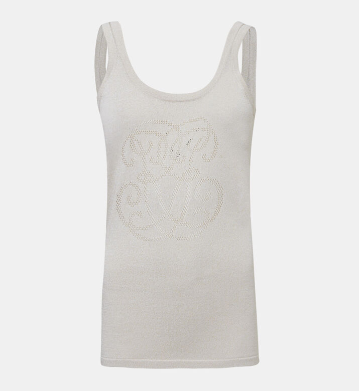 توب سيسيل بدون أكمام بخيوط لوركس ذهبية