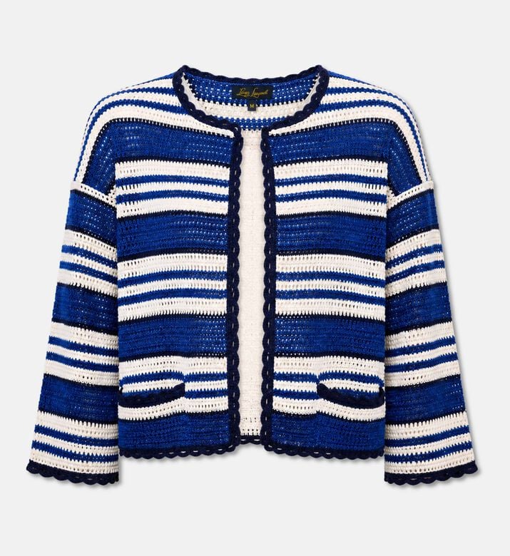 Luisa Spagnoli Stripe-print Long-sleeve Jacket, Packshot View
