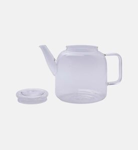 إبريق شاي زجاجي شفاف من فيكا
