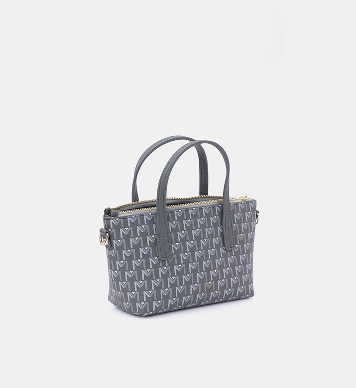Maya.M The Baby Monotype-print Tote Bag, Grey, Packshot View