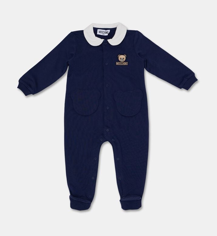 Moschino Kids Teddy Pocket Babygrow, Packshot View