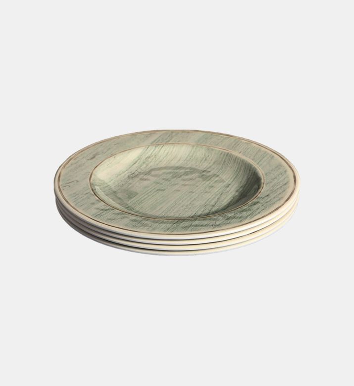 Misty Melamine Salad Plate 4-piece Set