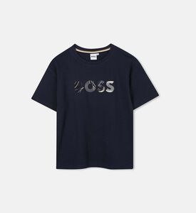 Embroidered Logo Crewneck T-shirt
