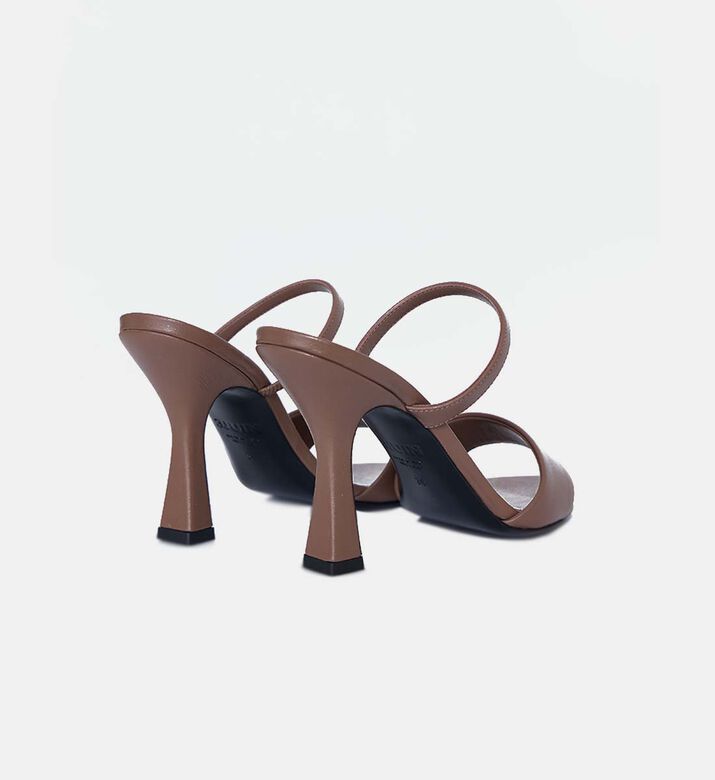 Leda Leather Slim-on Mules