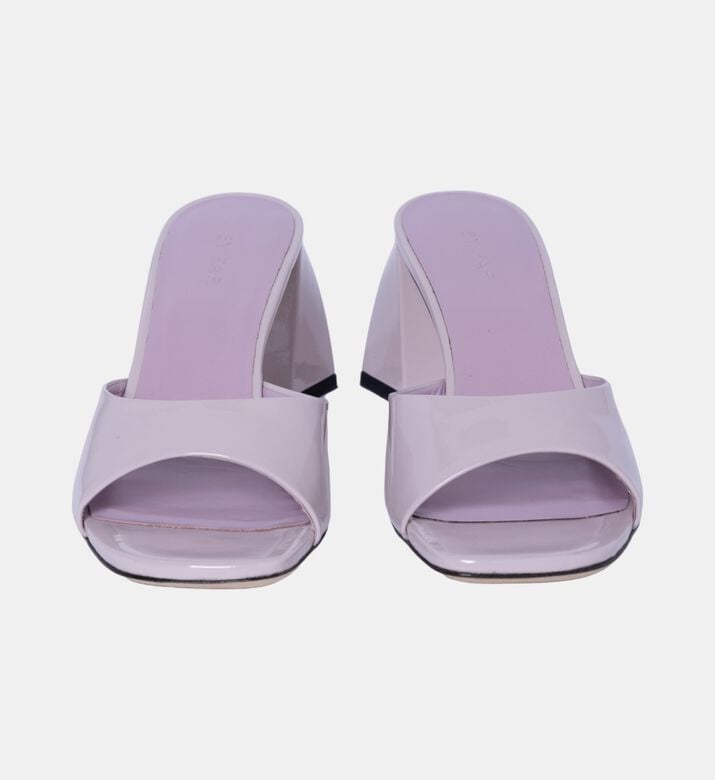 Romy Leather Square Toe Mules