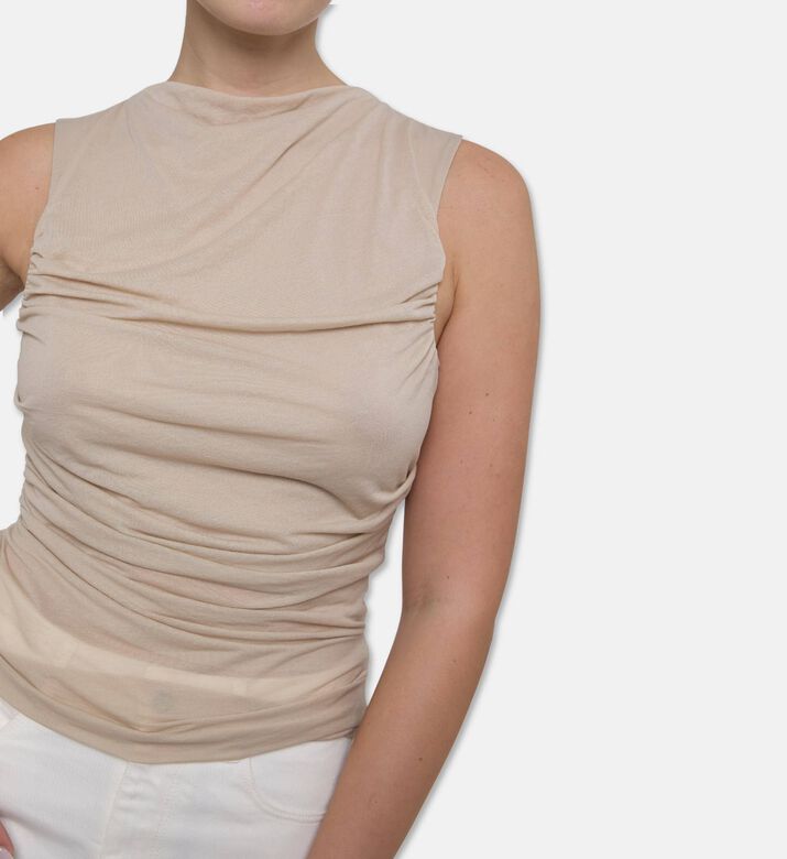 Soeur Irina Horizontal Ruching Top, Model View