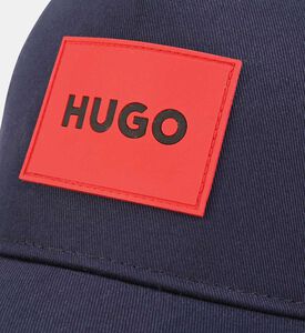 قبعة قطنية طويلة بشعار الماركة