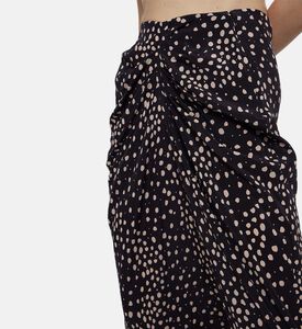 Ba and Sh Polka-dots Midi Skirt, Model View