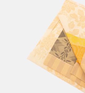 Jacquard Gipsy Cotton Apron, Yellow, Packshot View