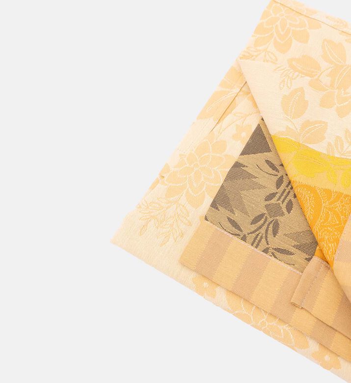 Jacquard Gipsy Cotton Apron, Yellow, Packshot View