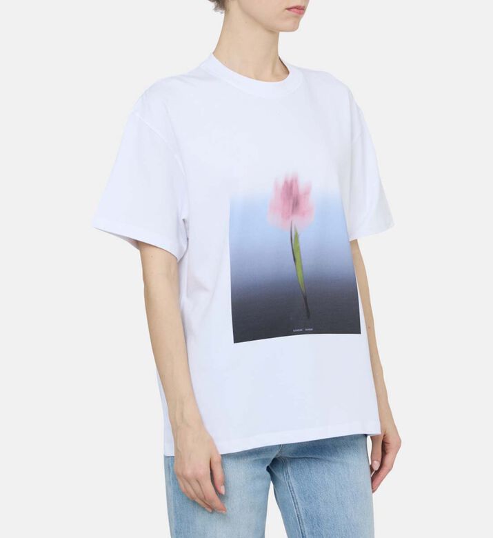 Floral-print T-shirt