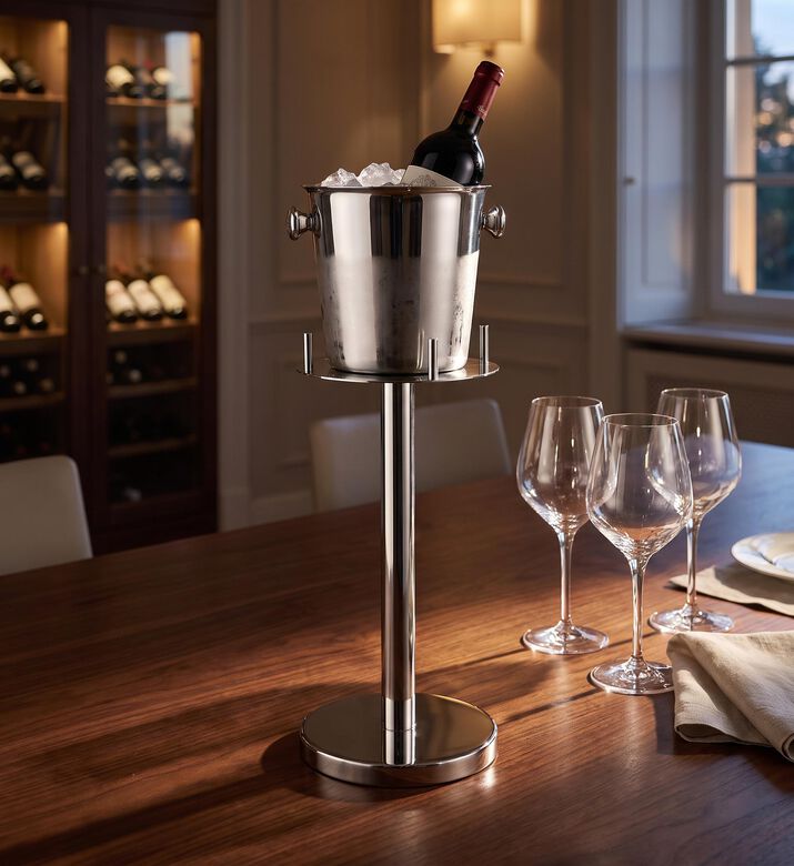Mepra Stainless Steel Wine Bucket, Model View