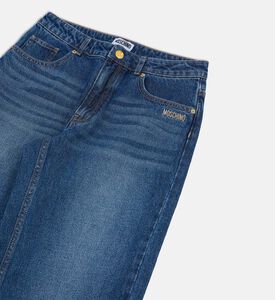 Moschino BKT Embroidered Logo 5-pocket Denim Trousers, Packshot View