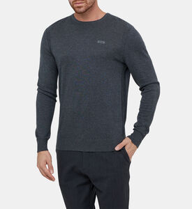 سترة رجالية من حرير قطني محبوك