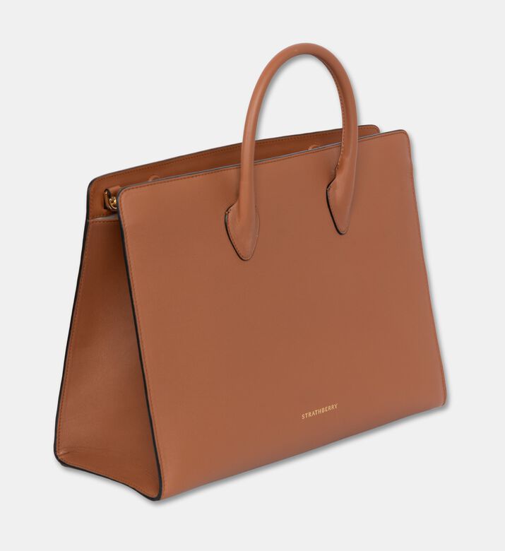 Strathberry Two-tone Professional Briefcase, Brown, Packshot View