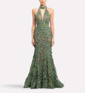 Michael Cinco Long Dress, Model View