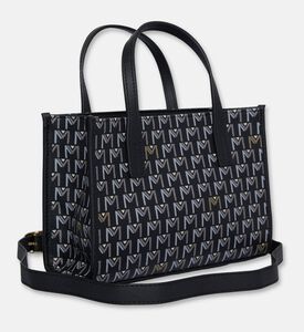 Maya.M The Baby Monogram Tote Bag Pouch Set, Black, Packshot View