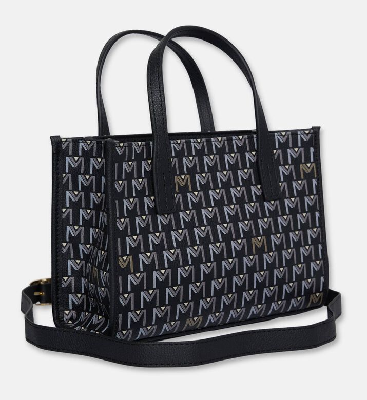 Maya.M The Baby Monogram Tote Bag Pouch Set, Black, Packshot View