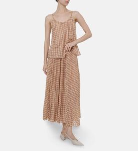 Forte-Forte Geometric-print Sleeveless Top, Model View