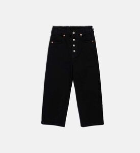 High-waisted Wide-leg Denim Pants