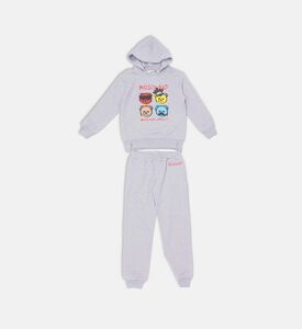 Teddy Bear Graphic Long-sleeve Set