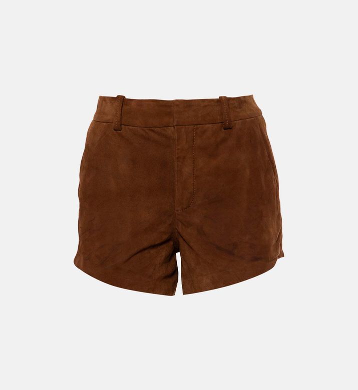 Siddy Suede Leather Shorts