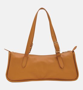Longchamp Leather Slim Shoulder Bag, Brown, Packshot View