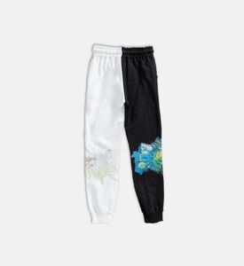 Graffiti Style Split Sweatpants