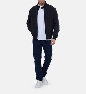 جاكيت برقبة عالية وسحاب إغلاق