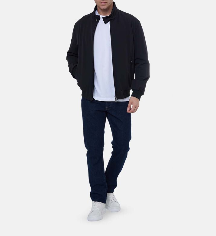 High Neck Zip Fastening Jacket