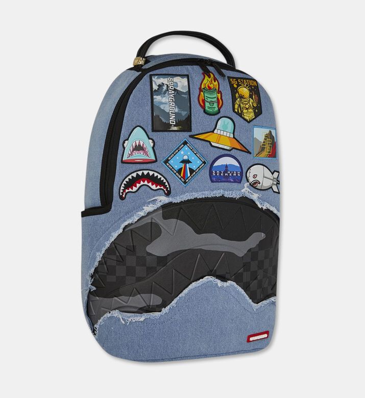 Sprayground Patchwork Zip Fastening Backpack, Packshot View