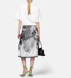 The Attico Logo-embroidery Short-sleeve T-shirt, White, 40, Model View