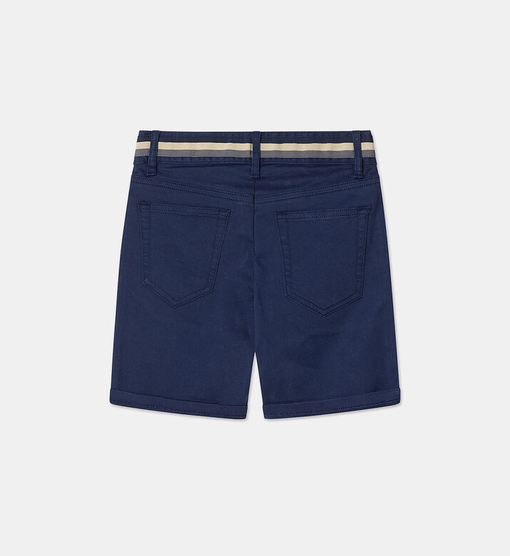 Knitted Stripe Tape Shorts