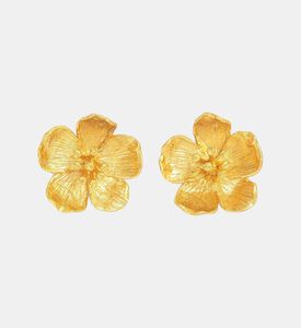 Ottoman Hands Floral Design Stud Earrings, Packshot View