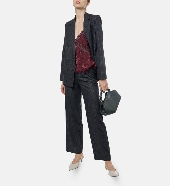 Zadig et Voltaire Stripe-print Wide-leg Pants, Model View